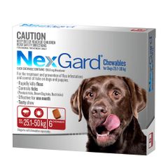 Nexgard 25.1 - 50kg For Dogs