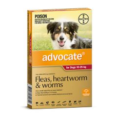 Advocate 10 - 25kg For Dogs