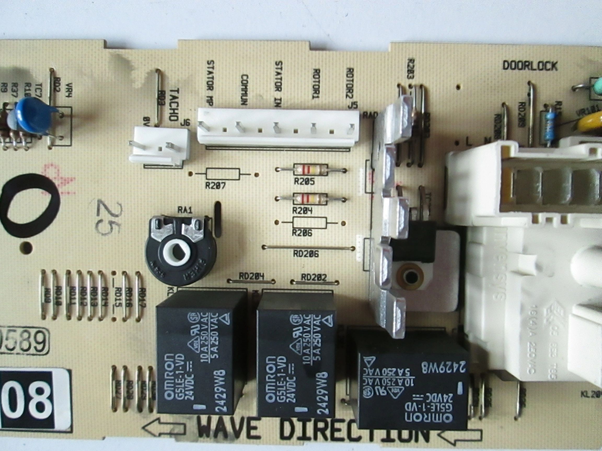 BEKO WM5140 W / MAIN POWER control board 2822970284 