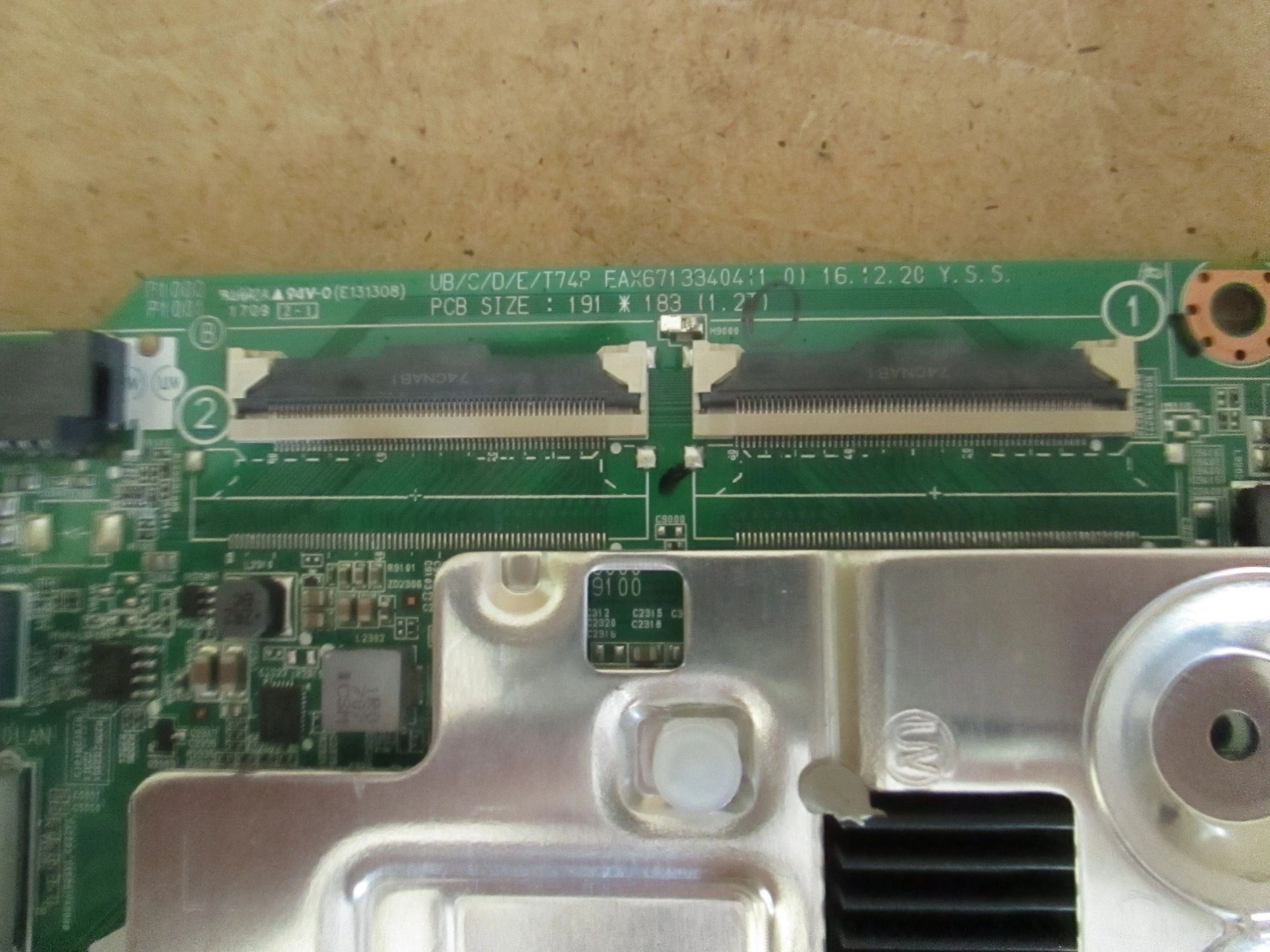 LG 49SE3KB-B LVDS Ribbon Cable EAD62572215 - TV Parts Home