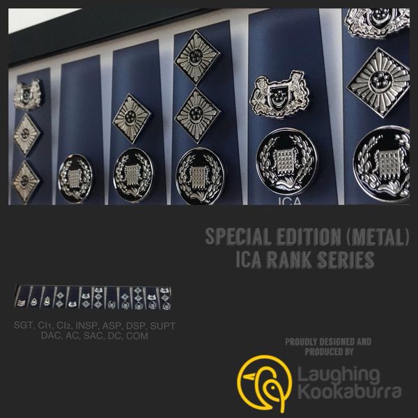 Special Edition Ica Metal Ranks Series Laughing Kookaburras Corner