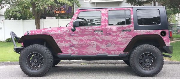 Pink Jeep Wrangler >> Pink Digital Camo Camouflage Jeep Wrangler Wrap Kit Check Out Our Pink Jeep Wrangler >> Pink Digital Camo Camouflage Jeep Wrangler Wrap Kit Check Out Our