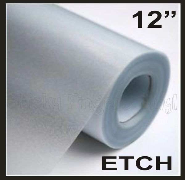 Glass Etch Adhesive Vinyl Film Sticky Fingers Vinyl Craft Sign Hobby