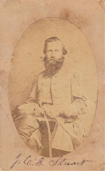 Confederate General J.E.B. Stuart | Civil War Artifacts - For Sale In ...