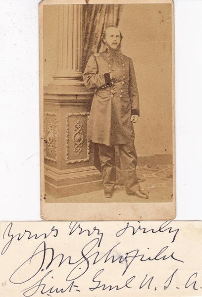 Lieutenant General John McAllister Schofield Civil War Artifacts