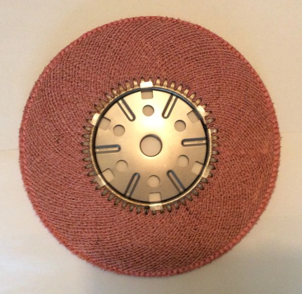 16 Inch Bias Sisal Buffing Wheel 7" center FIRM RED Bayland Products