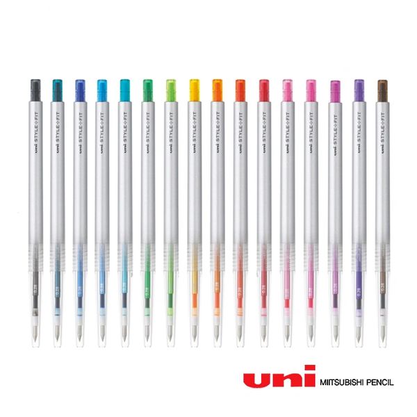 0.28 mm Uni Style Fit Single Color Slim Gel Ink Pen Lime Green ncci1914.com