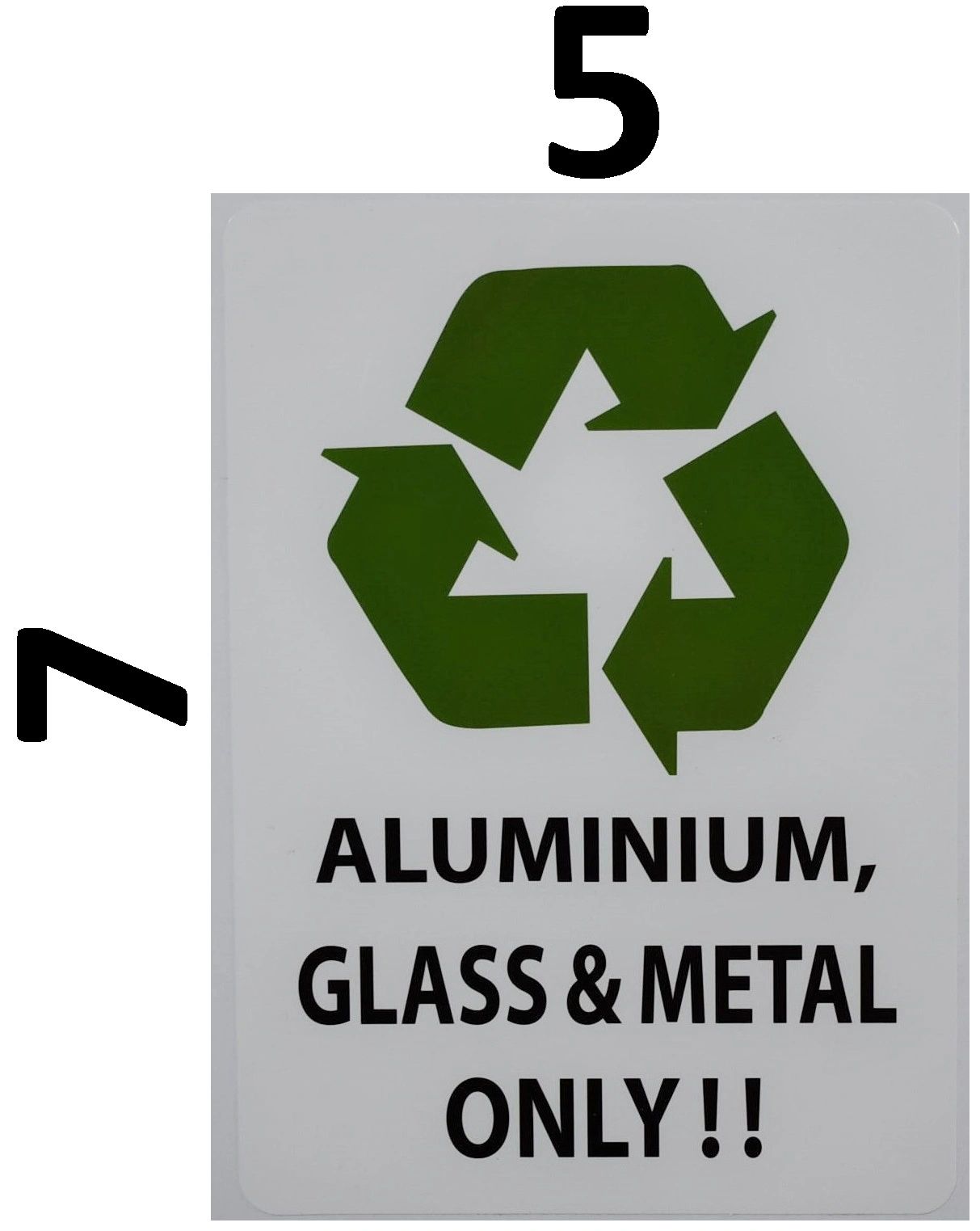 HPD SIGNS:ALUMINUM,GLASS AND METAL ONLY SIGN (ALUMINUM SIGNS 7X5) | HPD ...