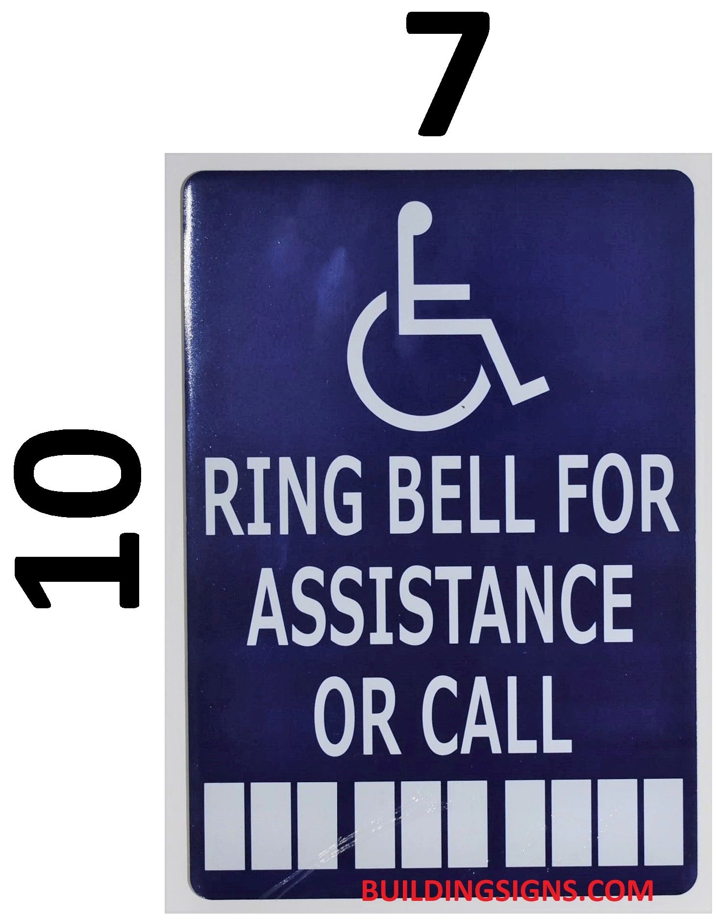 HPD SIGNS: RING BELL FOR ASSISTANCE OR CALL SIGN (ALUMINUM SIGNS) | DOB ...