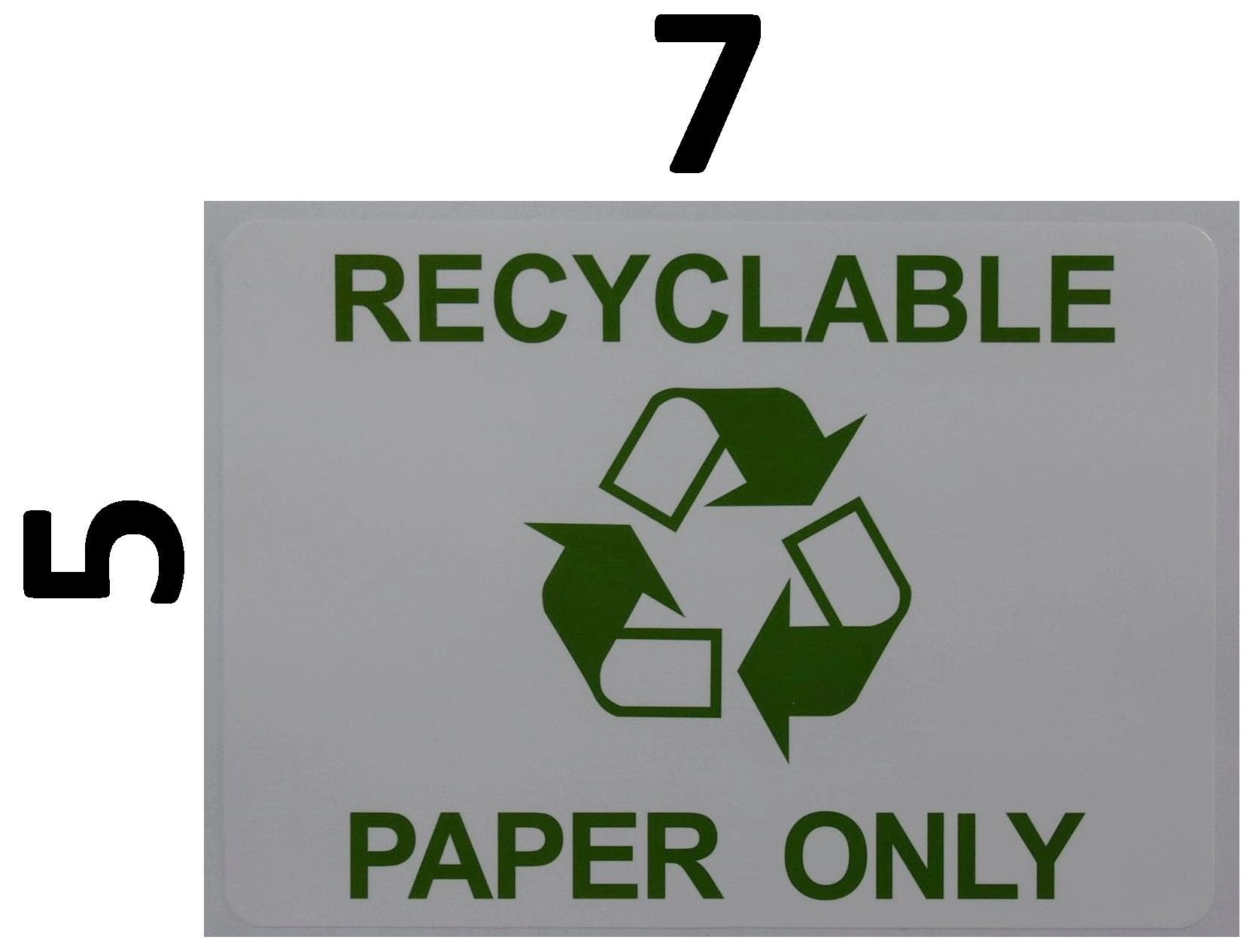 recycle paper signs printable