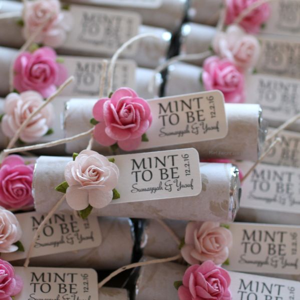 Elegant Wedding Favors Ivory And Pale Pink Wedding Details Unique