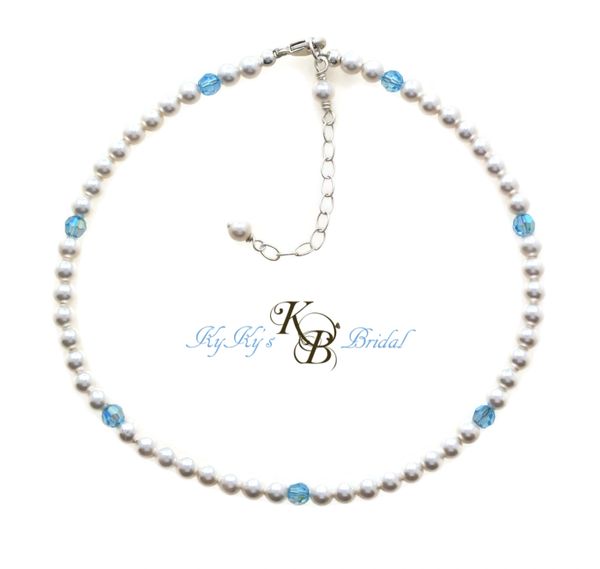 Bridal Anklet Wedding Jewelry Pearl Anklet Beach Wedding Outdoor