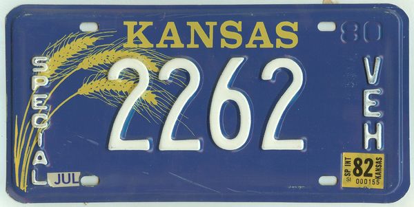 Image result for 2262 license plate