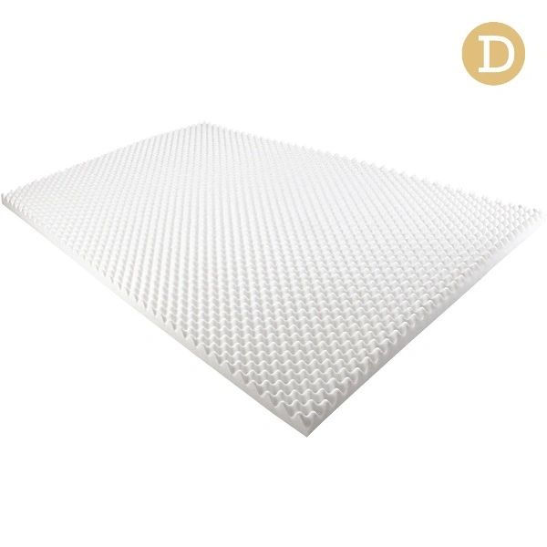 Deluxe Egg Crate Mattress Topper 5 cm Underlay Protector Double