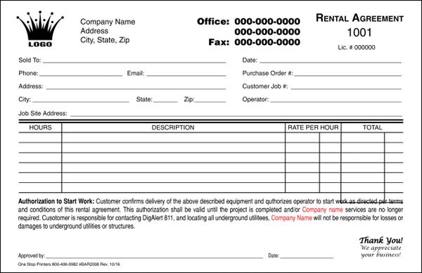 Equipment leasing business plan sample picture