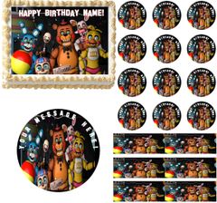 Five Nights At Freddy S Edible Party Images - five nights at freddy s next generation edible cake topper image frosting sheet