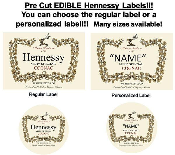Download Custom Hennessy Bottle Label Pensandpieces