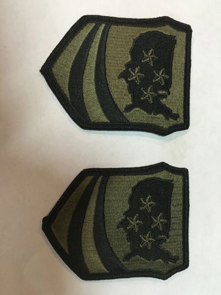 Lot Of 2 U S Army Joint Services Command BDU Combat Uniform Patch USA 
