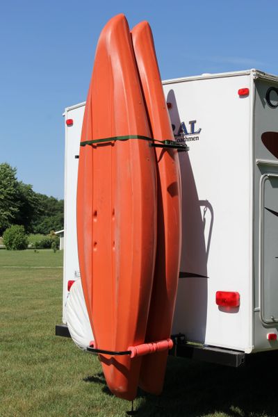 Kayak Rack | Hitch Mounted Kayak Rack | Vertical Kayak Carrier | Kayak ...