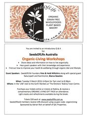 ORGANIC LIVING TICKETS
