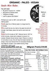 ACTIVATED DATE AND WALNUT 550gram Premix