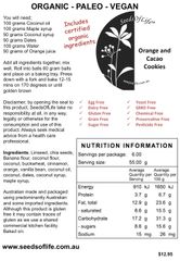 Orange and Cacao Cookies Premix
