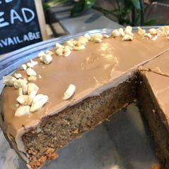 Salted Caramel Torte with Caramel Ganache and Cashews
