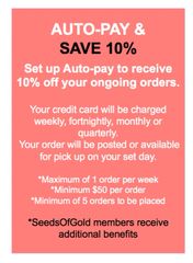Auto-Pay and SAVE 10% ($50 deposit)