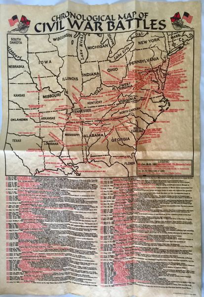 Civil War Battlefield Map Dl Grandeurs Confederate And Rebel Goods