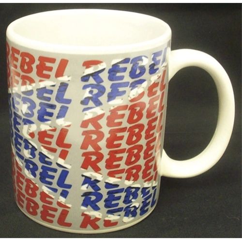 Confederate REBEL Flag Coffee Mug DL Grandeurs Confederate & Rebel Goods