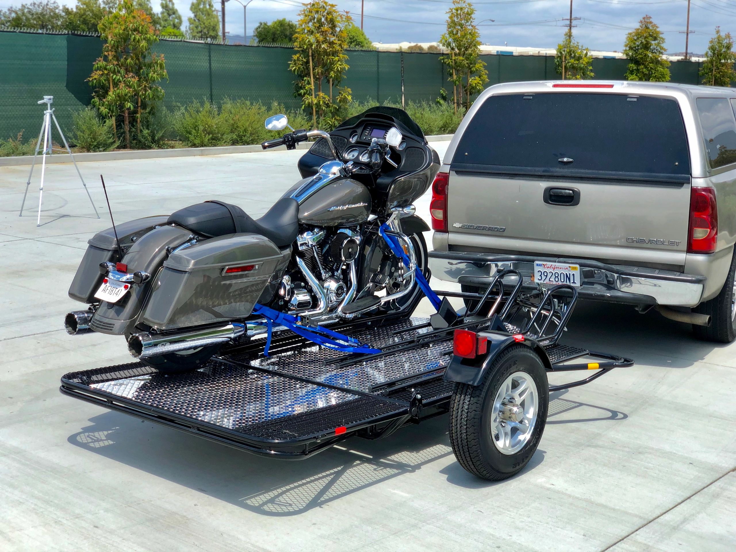 3 Rail Motorcycle Trailer | Tow Smart Trailers