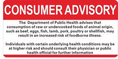 RESTAURANT-FOOD FACILITY SIGNS | FIRE DEPARTMENT SIGNS