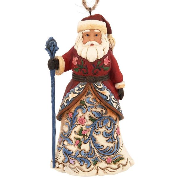  Jim  shore  Norwegian Santa hanging Ornament christmas  