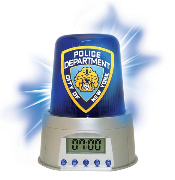 NYPD Siren Alarm Clock The Cop Shop