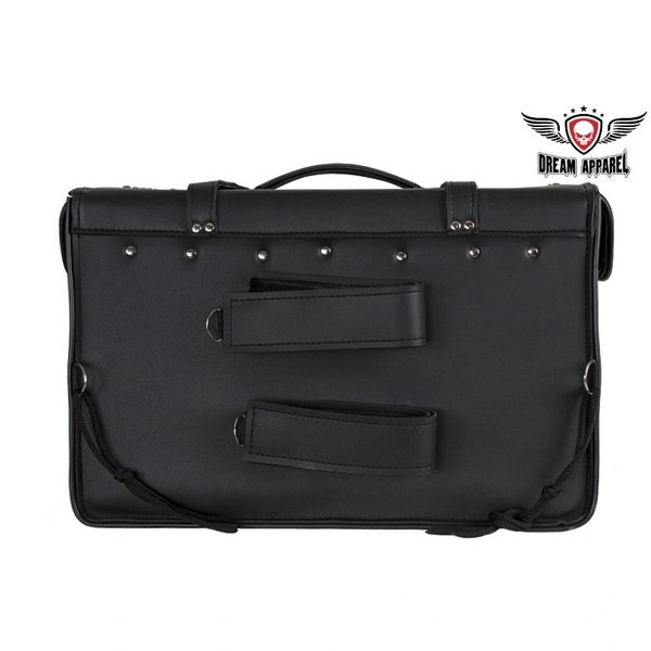 Studded Sissybar Bag with Gun Holster FOREVER LEATHER