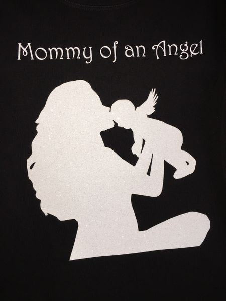 mommy to an angel shirt