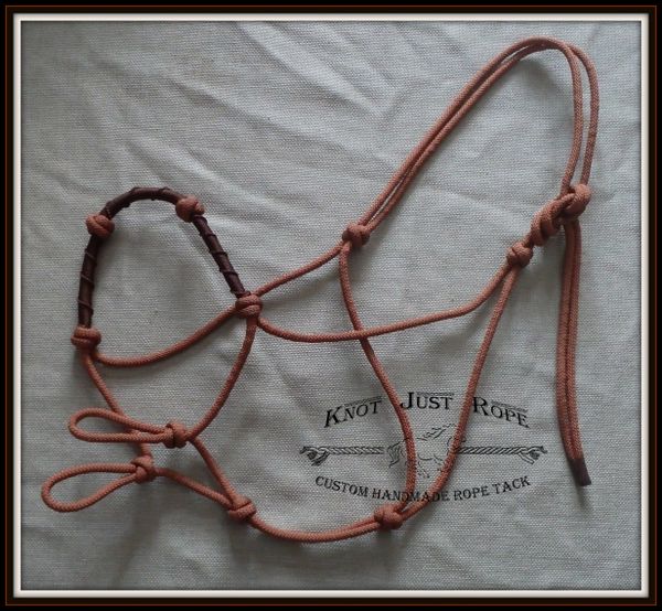 Lower Loop Side Pull Riding Halter Knot Just Rope