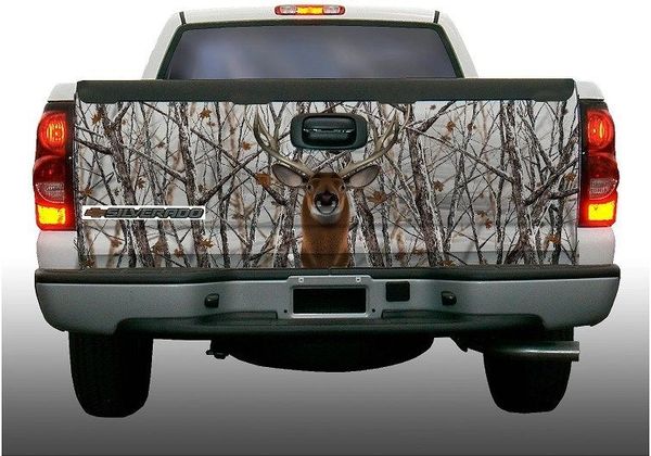 Deer Hunting Snow Camouflage Truck Tailgate Wrap | Rapid Grafiks & Signs