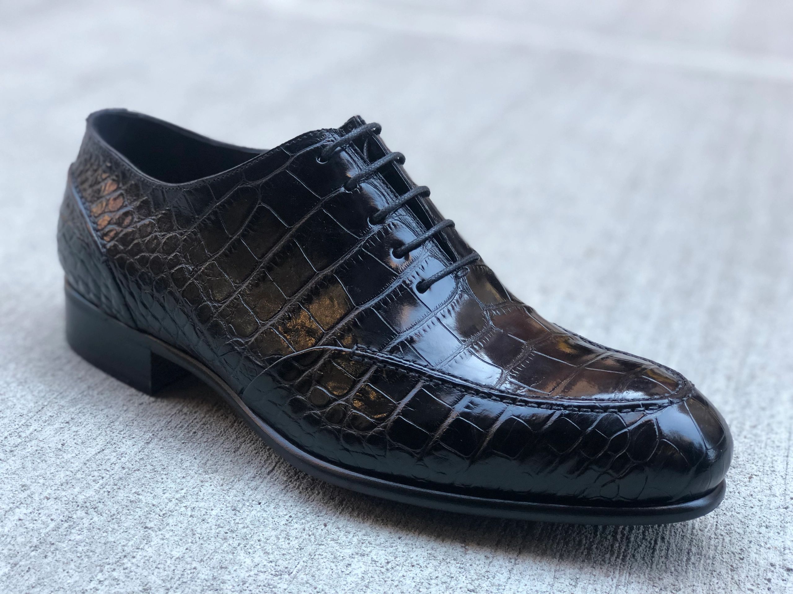 Caporicci 3319 Alligator Lace Up | Cellini Uomo | Mauri | Calzoleria ...