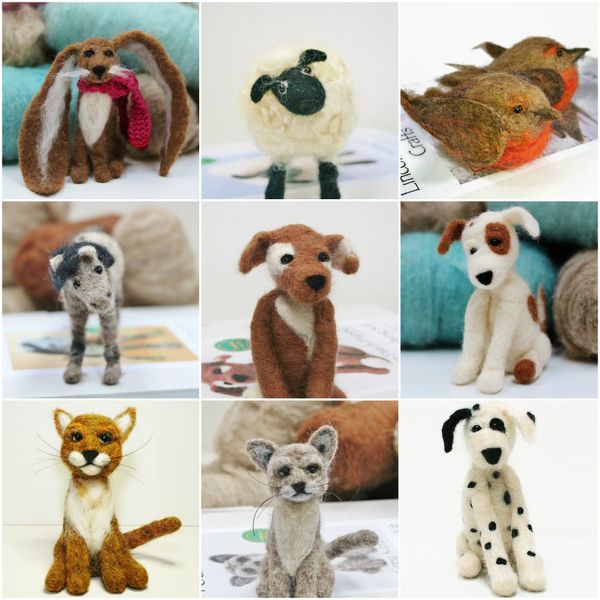 Needle Felting Kit x 2, Choose from 19 animal needle felting kits ...