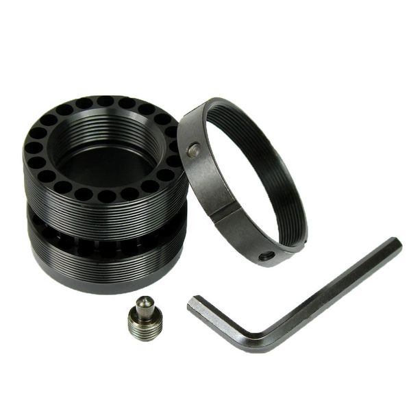 Standard Barrel Nut with Steel Jam Nut Ring for Free Float Quad r