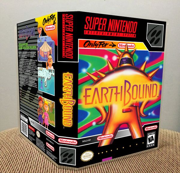EarthBound SNES Game Case Game Case King Custom Game Cases For NES SNES N64 Gameboy