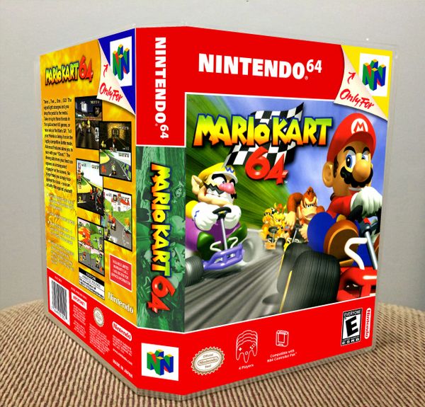 Mario Kart 64 N64 Game Case | Game Case King - Custom Game Cases for ...