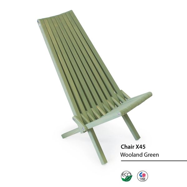 Chair X45 Wood Woodland Green