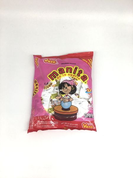 Vero Manita de La Suerte Paleta 40ct | Dulceria La Bonita Wholesale LLC