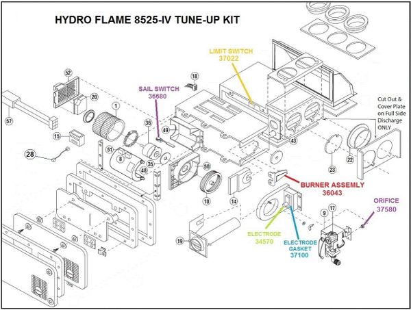 Atwood Furnace Model 8525-IV Parts | pdxrvwholesale