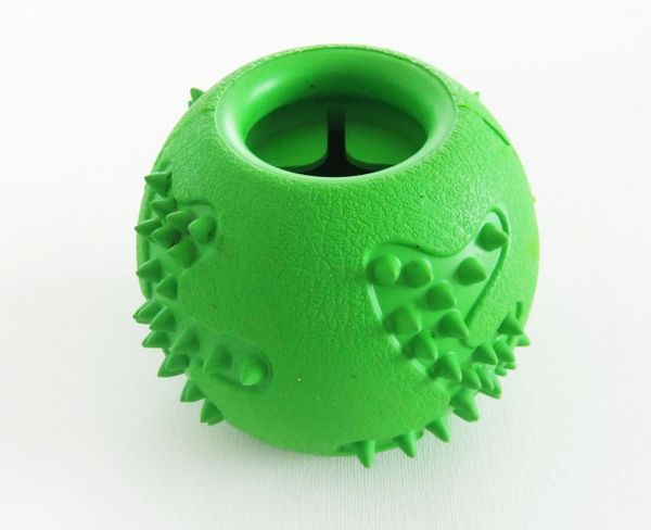 Treat Dispensing Large Rubber Green Ball