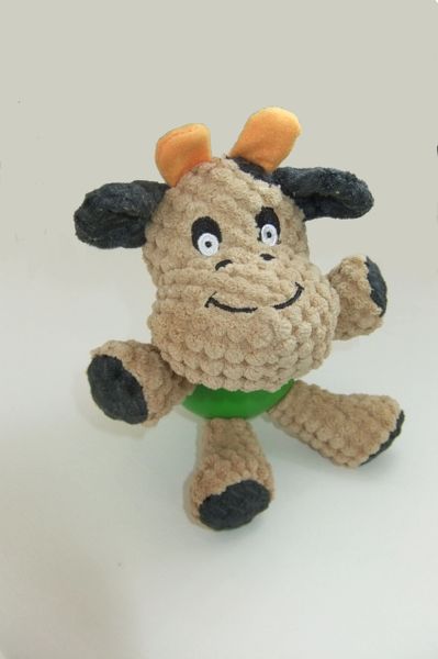 Plush Cute Cow with Rubber Ball Body