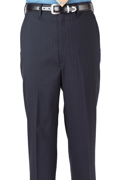 white pinstripe pants men