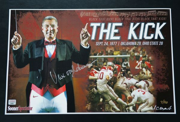 Uwe von Schamann Autographed Poster, Unframed Icons of Oklahoma, LLC